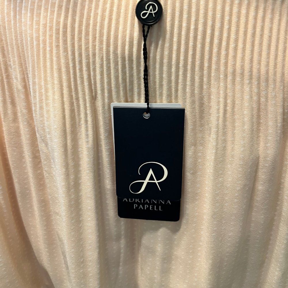 NWT Adrianna Papell Pink Pleated Skirt, Size S - Picture 7 of 8